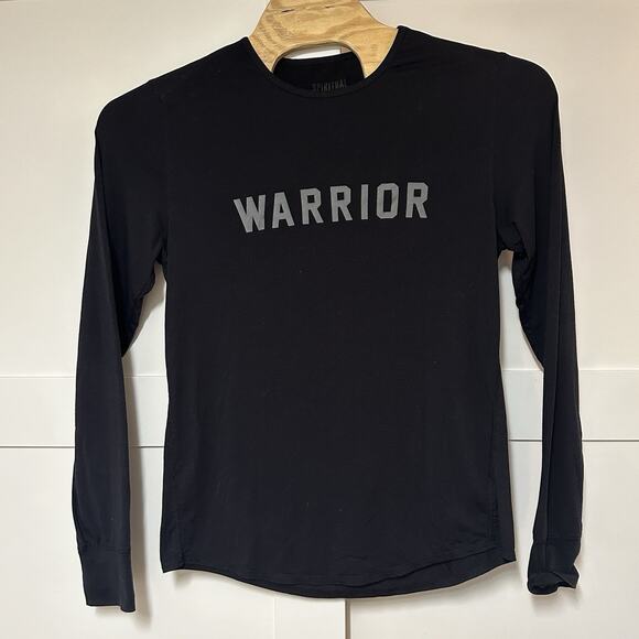 Spiritual Gangster Other - Spiritual Gangster Warrior Long Sleeve Crew Neck Base Layer Top Black Mens sz M